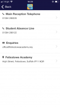 Felixstowe Academy Contact